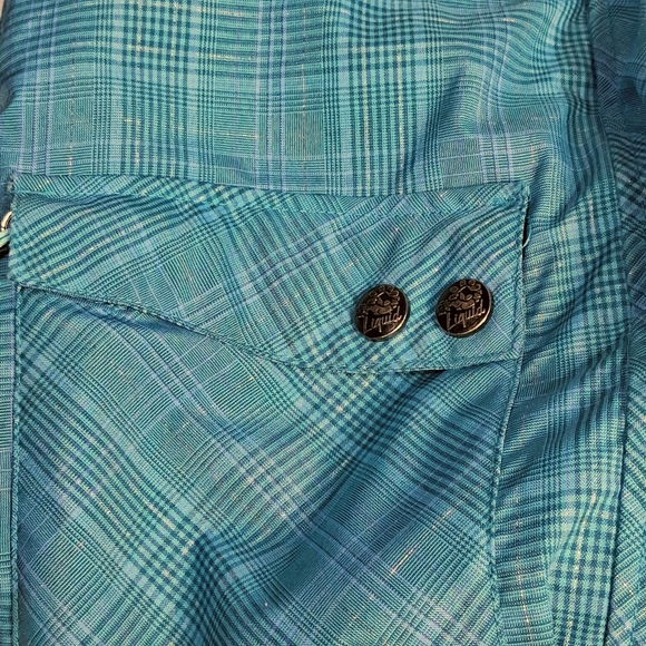 Trendy Women's Small/P Liquid Hooded Venture Aqua Like New Ski/Snowboard Jacket - Picture 4 of 11